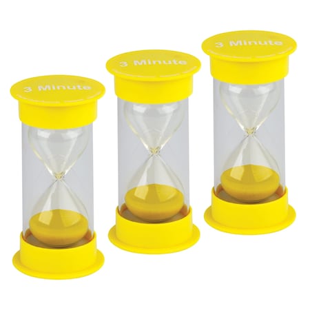 Teacher Created Resources Sand Timer, Medium, 3 Minute, PK3 TCR20759